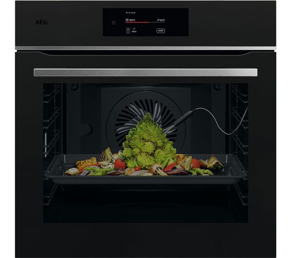 An image of AEG 7000 MealAssist TE7PB731AT Electric Pyrolytic Oven - Matt Black