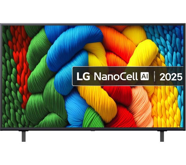 LG NANO80 50" NanoCell AI 4K HDR Smart TV 2025 -50NANO80A6B