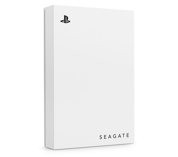 An image of SEAGATE Gaming Hard Drive for PlayStation - 2 TB, White