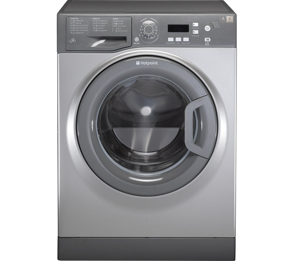 HOTPOINT Aquarius WMAQF641G Washing Machine – Graphite, Graphite