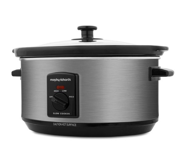 48709 - MORPHY RICHARDS 48709 Slow Cooker - Stainless Steel - Currys  Business