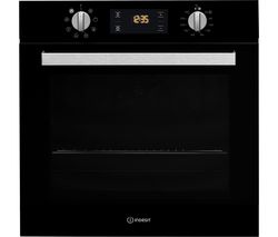 INDESIT Aria IFW 6340 BL Electric Oven - Black