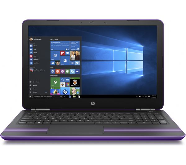 HP Laptop, touchscreen, store purple