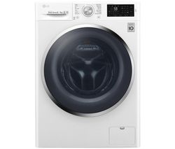 LG Direct Drive F4J6AM2W NFC 8 kg Washer Dryer - White