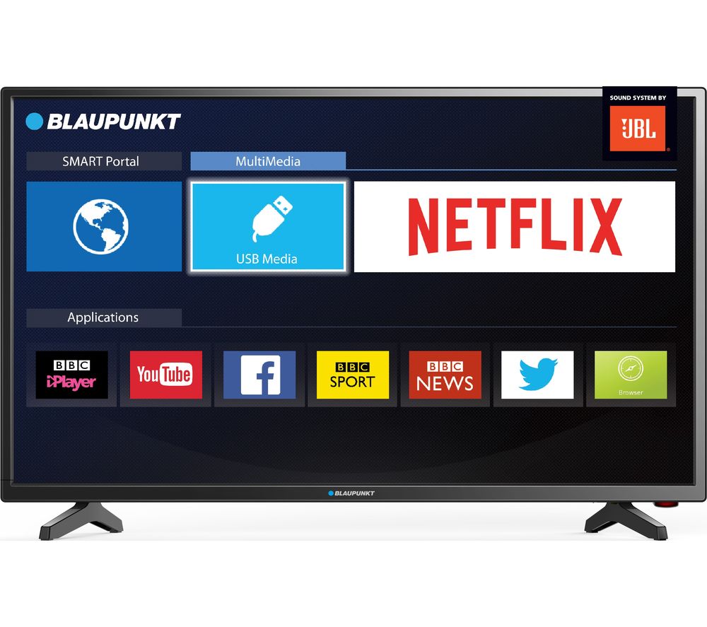 40″  BLAUPUNKT 40/138MXN Smart LED TV, Silver