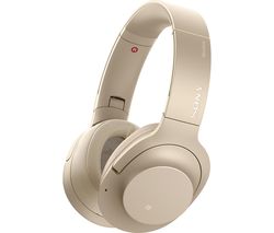 SONY WH-H900N Wireless Bluetooth Noise-Cancelling Headphones - Gold