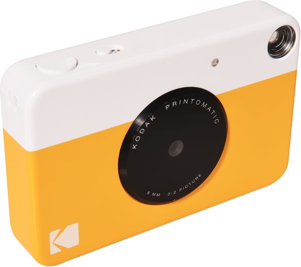 KODAK PRINTOMATIC Digital Instant Camera - Yellow, Yellow