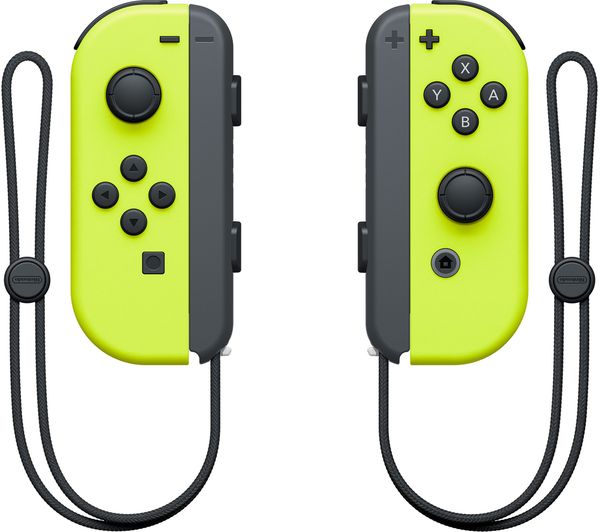 NINTENDO Switch Joy-Con Wireless Controllers - Yellow, Yellow