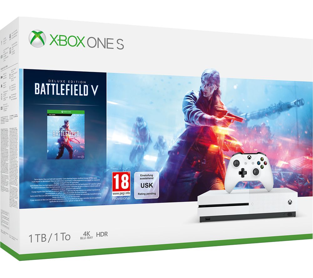 MICROSOFT Xbox One S with Battlefield V review