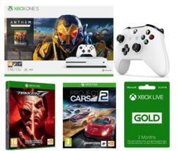 MICROSOFT Xbox One S, Anthem, Tekken 7, Project Cars 2, Wireless Controller & 3 Months LIVE Gold Bundle