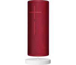 ULTIMATE EARS BOOM 3 Portable Bluetooth Speaker & Power Up Charging Dock - Red