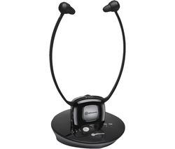 TV 2500 Wireless Amplified TV Listener Headset - Black & Silver