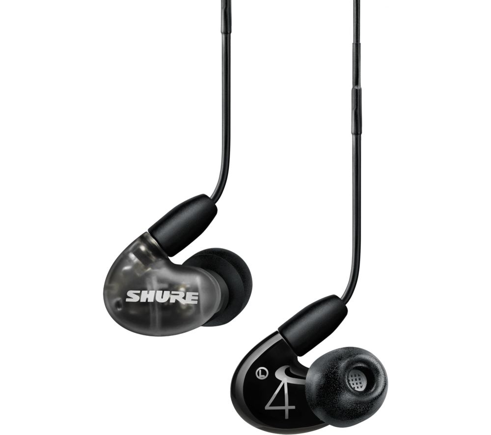 SHURE Aonic 4 Headphones - Grey & Black, Black