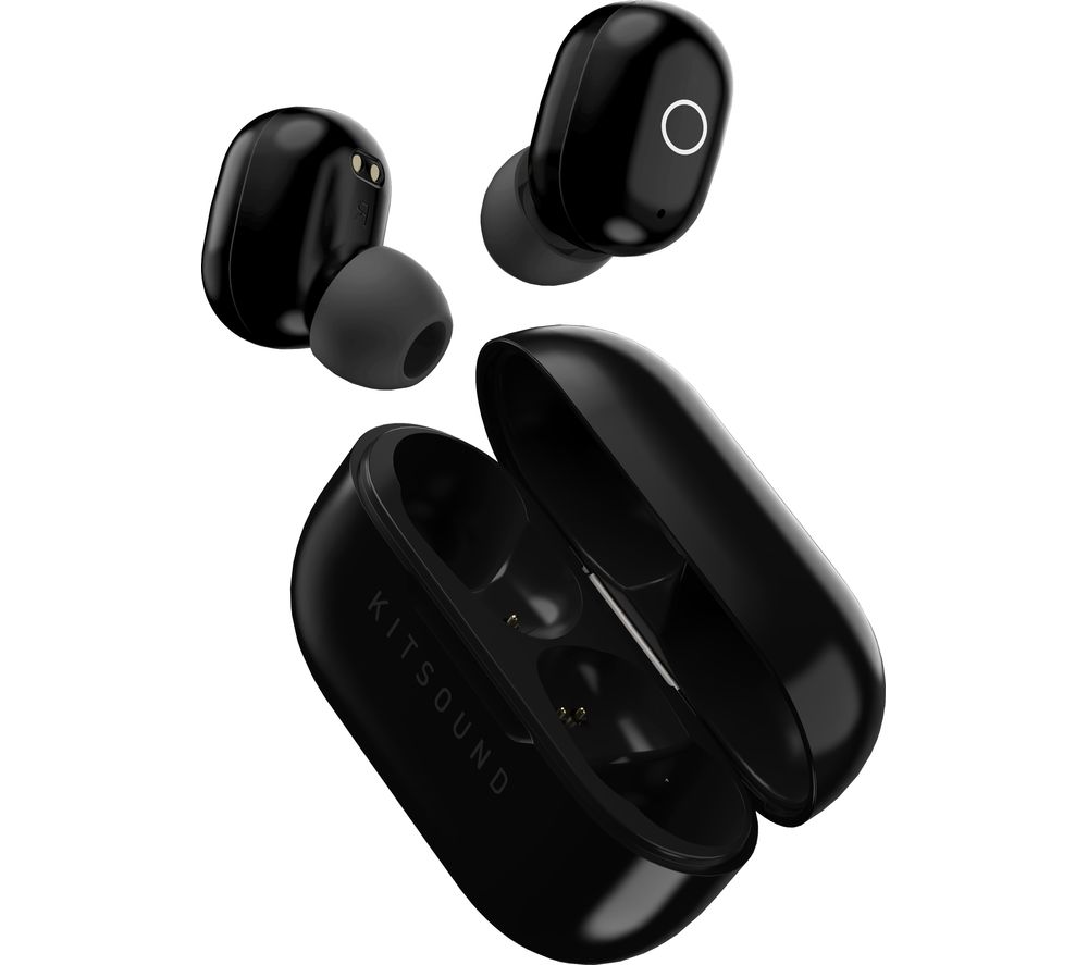 KITSOUND Edge 20 Wireless Bluetooth Earbuds - Black