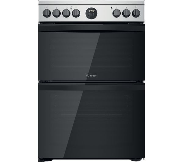 Indesit Id67v9hcx 60cm Electric Ceramic Cooker Stainless Steel