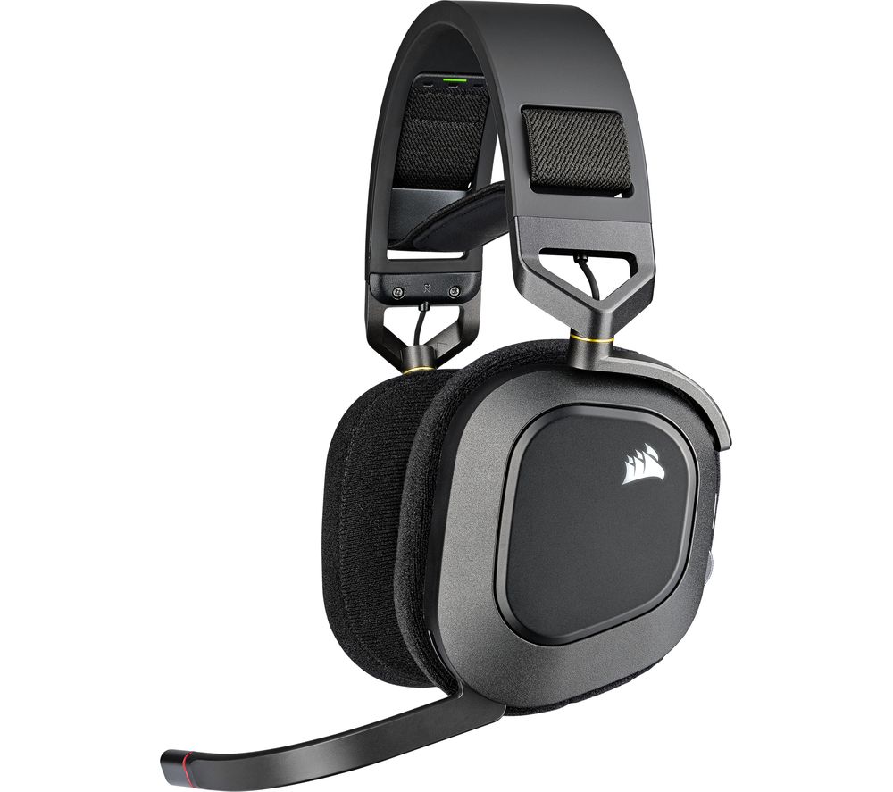 CORSAIR HS80 RGB Wireless Gaming Headset - Black