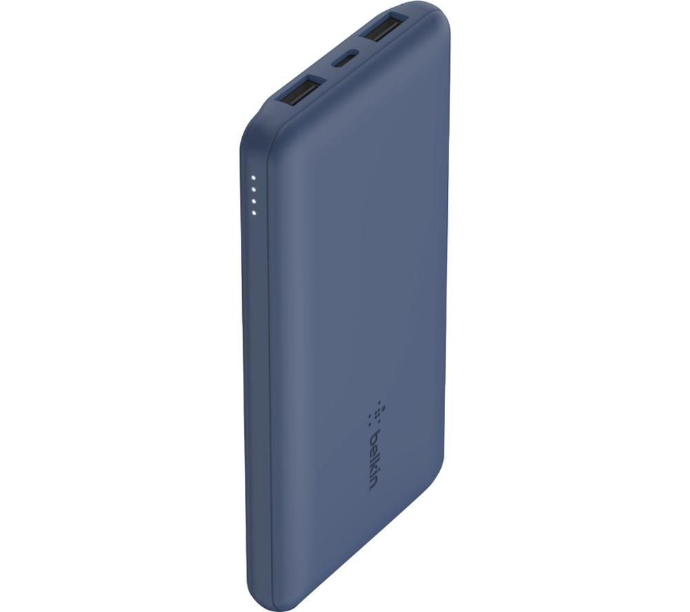 10000 mAh Portable Power Bank with 15 W USB-C Boost Charge - Blue