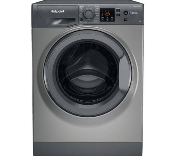 Image of HOTPOINT NSWR 965C GK UK N 9 kg 1600 Spin Washing Machine - Graphite