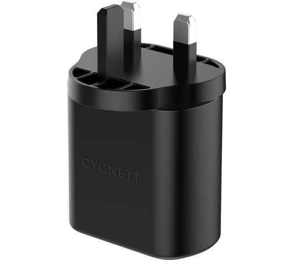 CY3623POFLW PowerPlus 32 W USB TypeC & USB Charger Black Currys Business