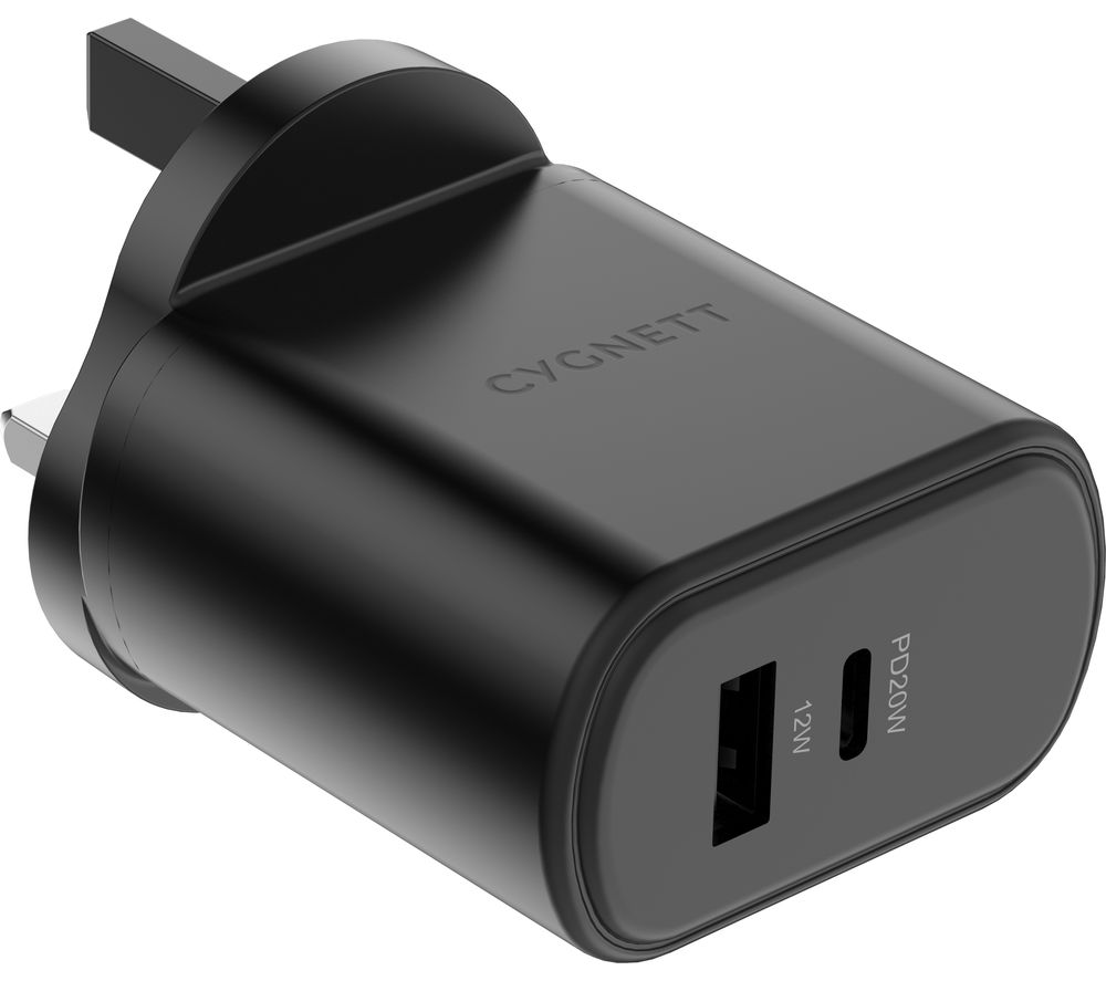 PowerPlus 32 W USB Type-C & USB Charger - Black