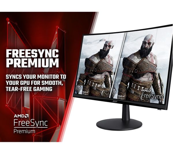 ACER Nitro ED240QS3bmiipx Full HD 23.6” Curved VA LCD Gaming