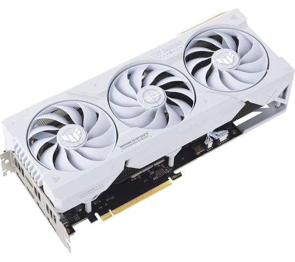 Image of ASUS GeForce RTX 4070 Ti SUPER OC Edition 16 GB TUF GAMING Graphics Card - White