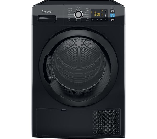 Indesit Pushgo Yt M11 82b X Uk 8 Kg Heat Pump Tumble Dryer Black