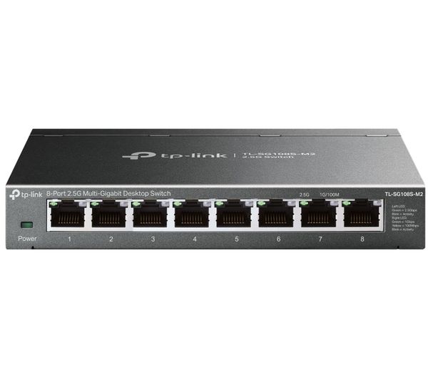 An image of TP-LINK TL-SG108S-M2 Standard Network Switch - 8 Port