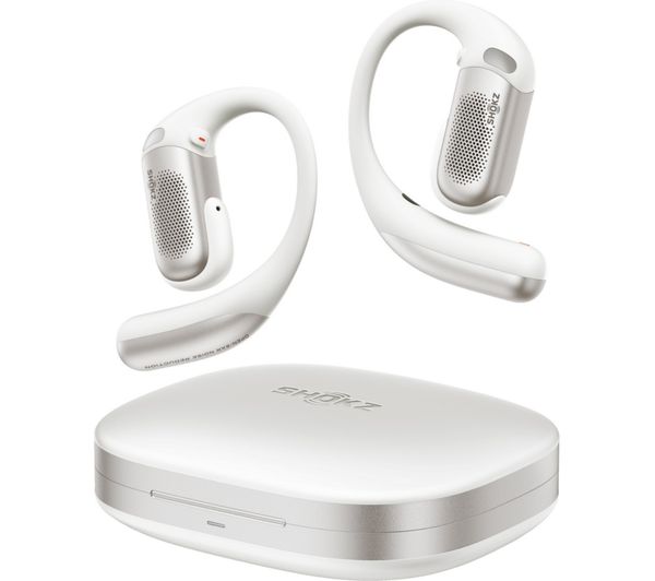 SHOKZ OpenFit Pro Wireless Bluetooth Noise-Cancelling Earbuds - White