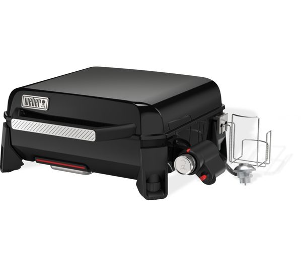 WEBER Slate 43 cm Premium Portable Gas Griddle BBQ - Black