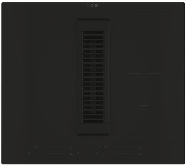 An image of HAIER HAIH6IEMCF 60 cm Vented Electric Induction Hob - Black