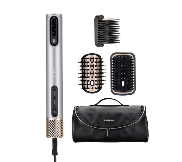 An image of BABYLISS Air Wand Limited Edition Dryer, Styler & Straightener Beauty Set - Silver