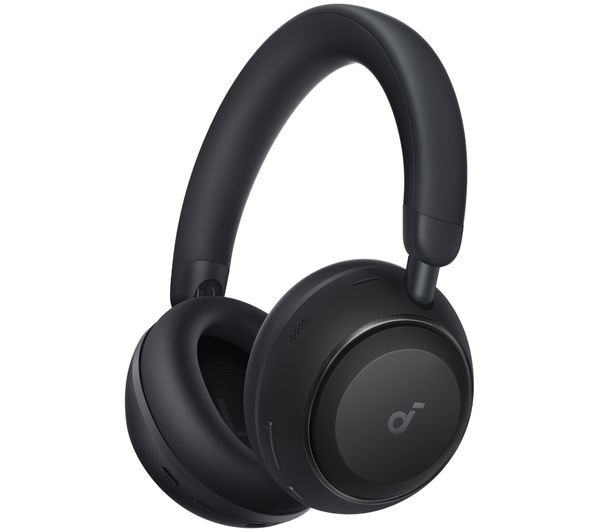 An image of SOUNDCORE Space 2 Wireless Bluetooth Noise-Cancelling Headphones - Black