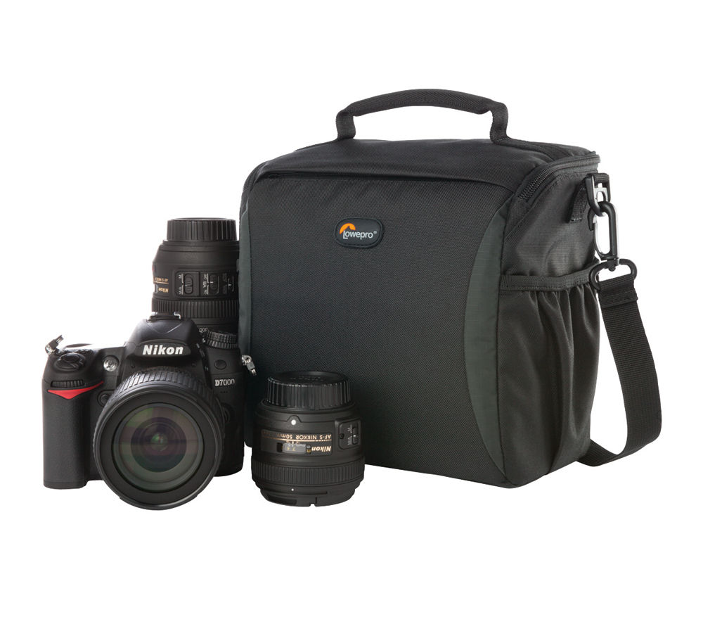LOWEPRO Format 160 DSLR Camera Bag - Black Fast Delivery | Currysie