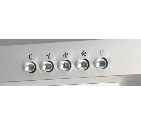 Buy HOOVER HECH616/X Chimney Cooker Hood Stainless Steel Free