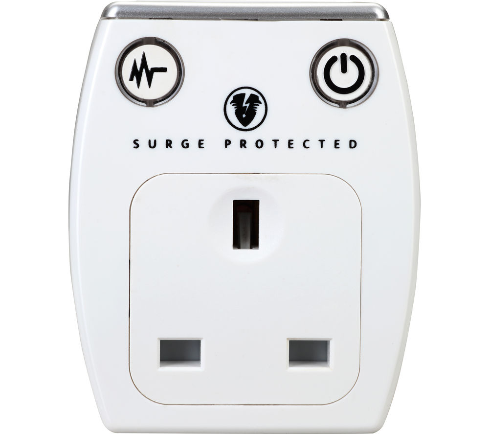 Buy MASTERPLUG Surge Protected Plug Adapter with USB Free Delivery