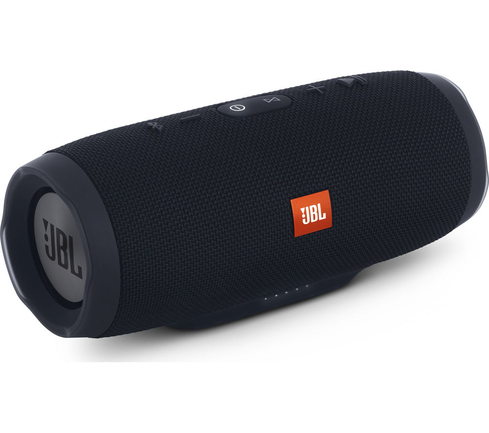 JBL Charge 3 Portable Bluetooth Wireless Speaker - Black Fast Delivery | Currysie