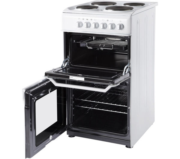 indesit it50ews electric cooker white