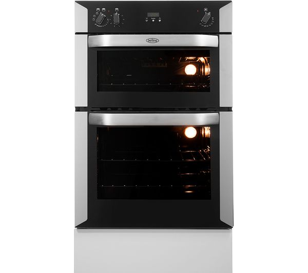 Belling double clearance oven bi903fpblk