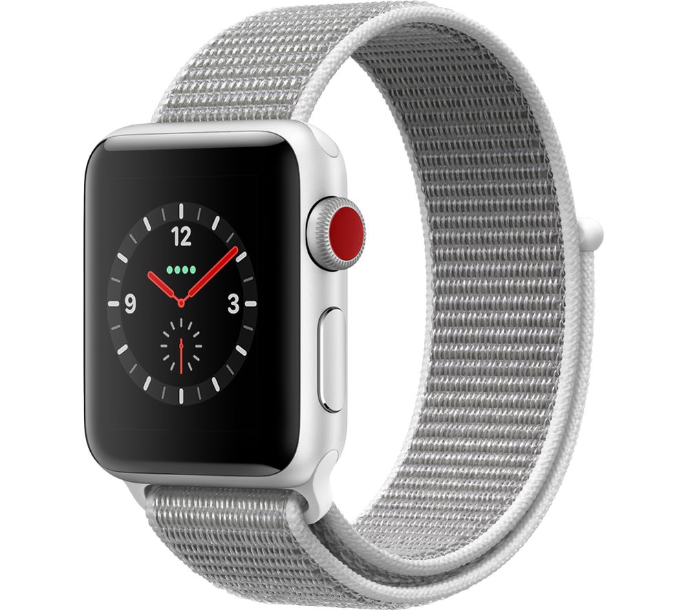 Buy APPLE Watch Series 3 Cellular - Grey Sport, 38 mm | Free Delivery ...