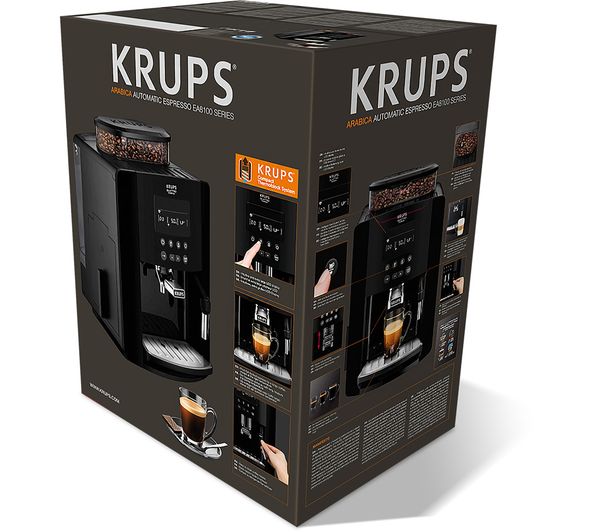 Buy KRUPS Arabica Digital EA817040 Bean to Cup Coffee Machine - Black ...