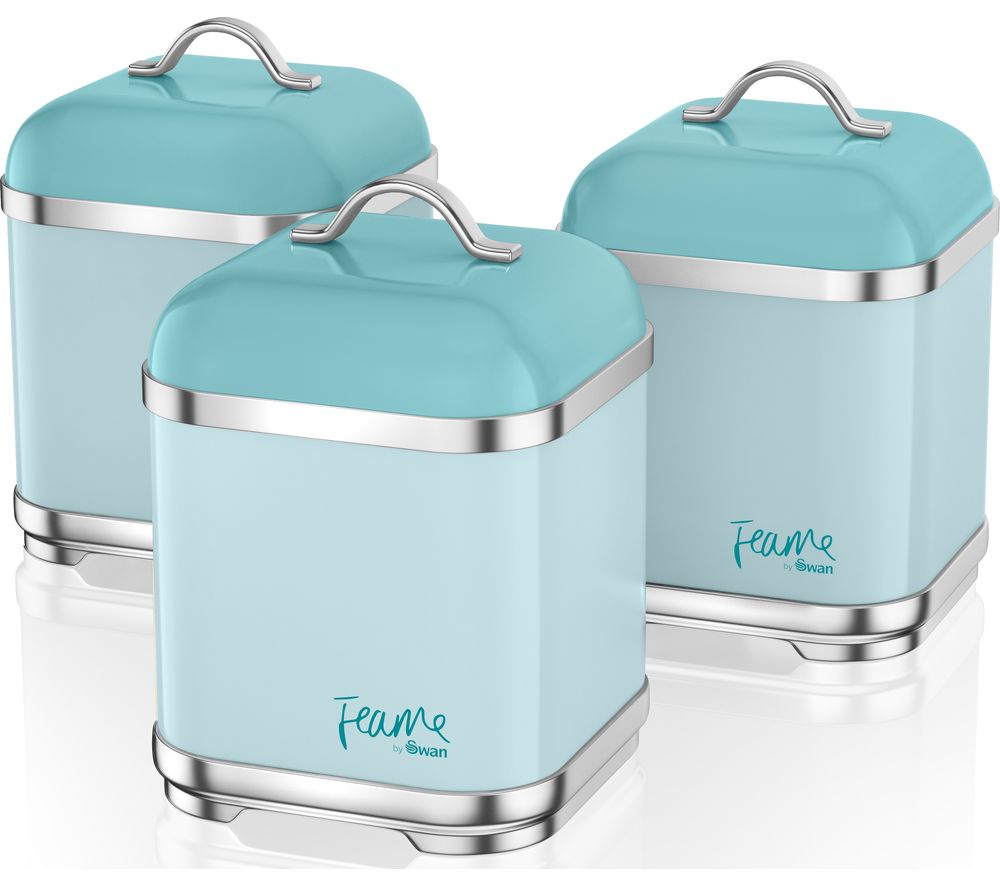 SWAN Fearne by SWAN SWKA1025PKN Square 1.5 litre Storage Canisters review