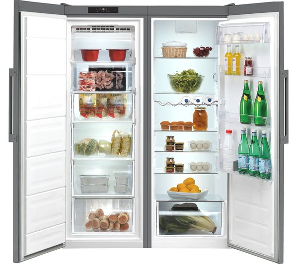 hotpoint uh6f1cg tall freezer graphite