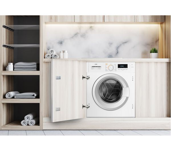 Buy LOGIK LI8W6D20 Integrated 8 kg Washer Dryer | Free Delivery | Currys