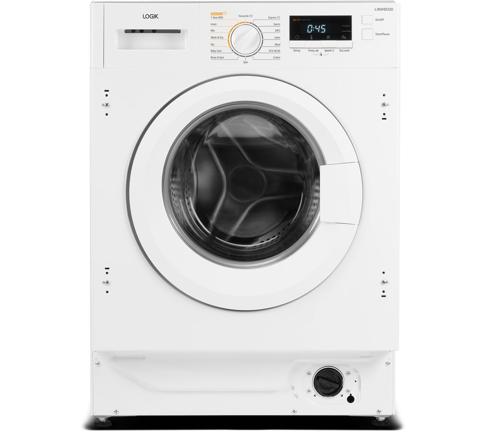 LOGIK LI8W6D20 Integrated 8 kg Washer Dryer Reviews Updated June 2024