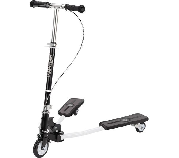 Xootz Pulse Kids Kick Scooter Black White