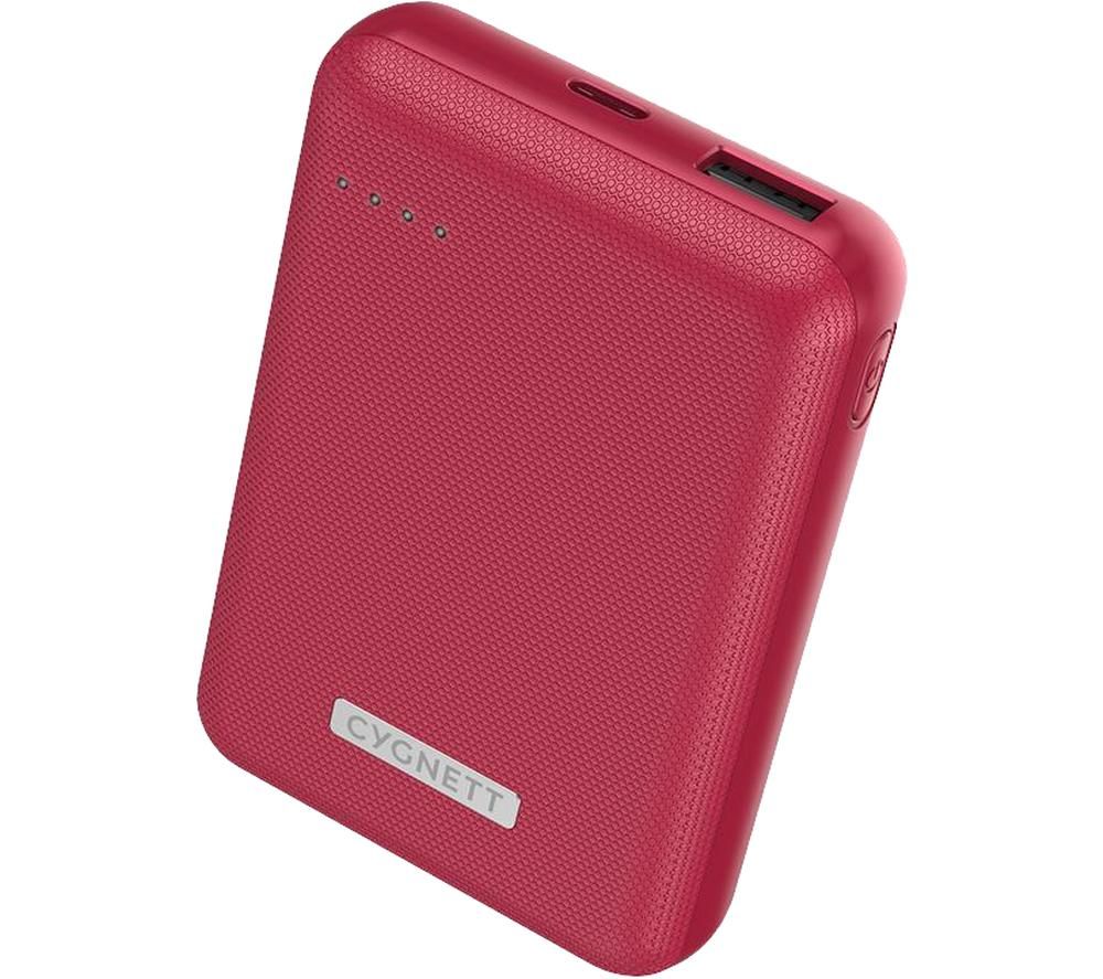 CYGNETT ChargeUp Reserve Portable Power Bank - Red, Red