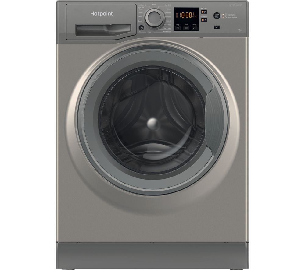 HOTPOINT Coreu0026tradeu0026tradeNSWR 963C GK UK N 9 kg 1600 Spin Washing Machine