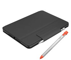 Rugged 10.2” iPad Keyboard Folio & Crayon Smart Pencil Bundle