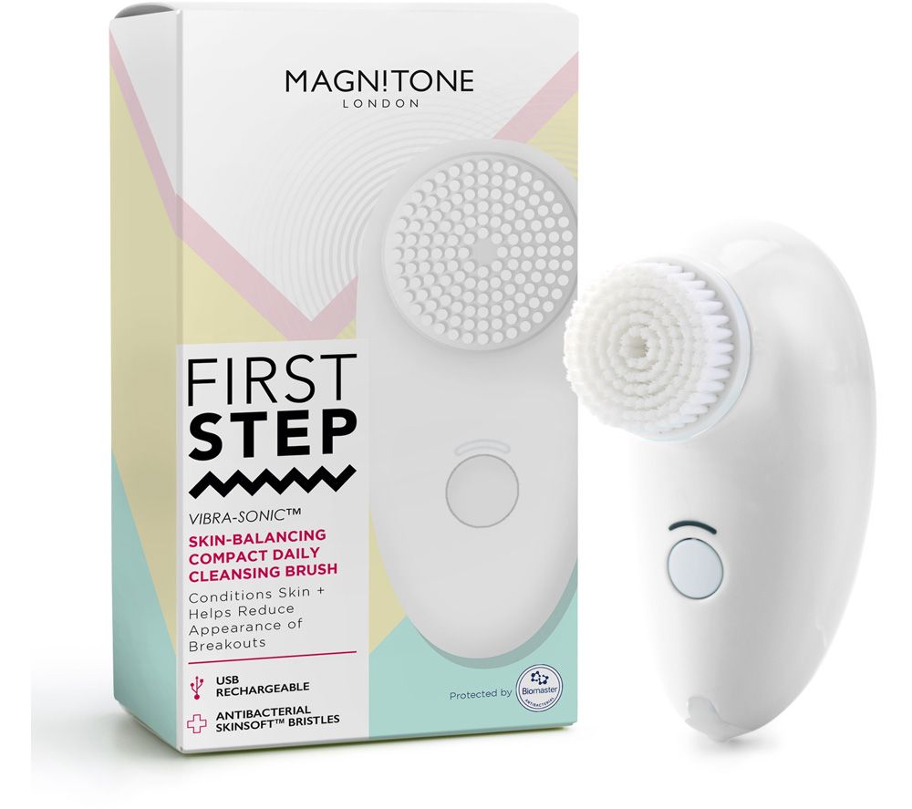 First Step MF01W Facial Cleansing Brush - White